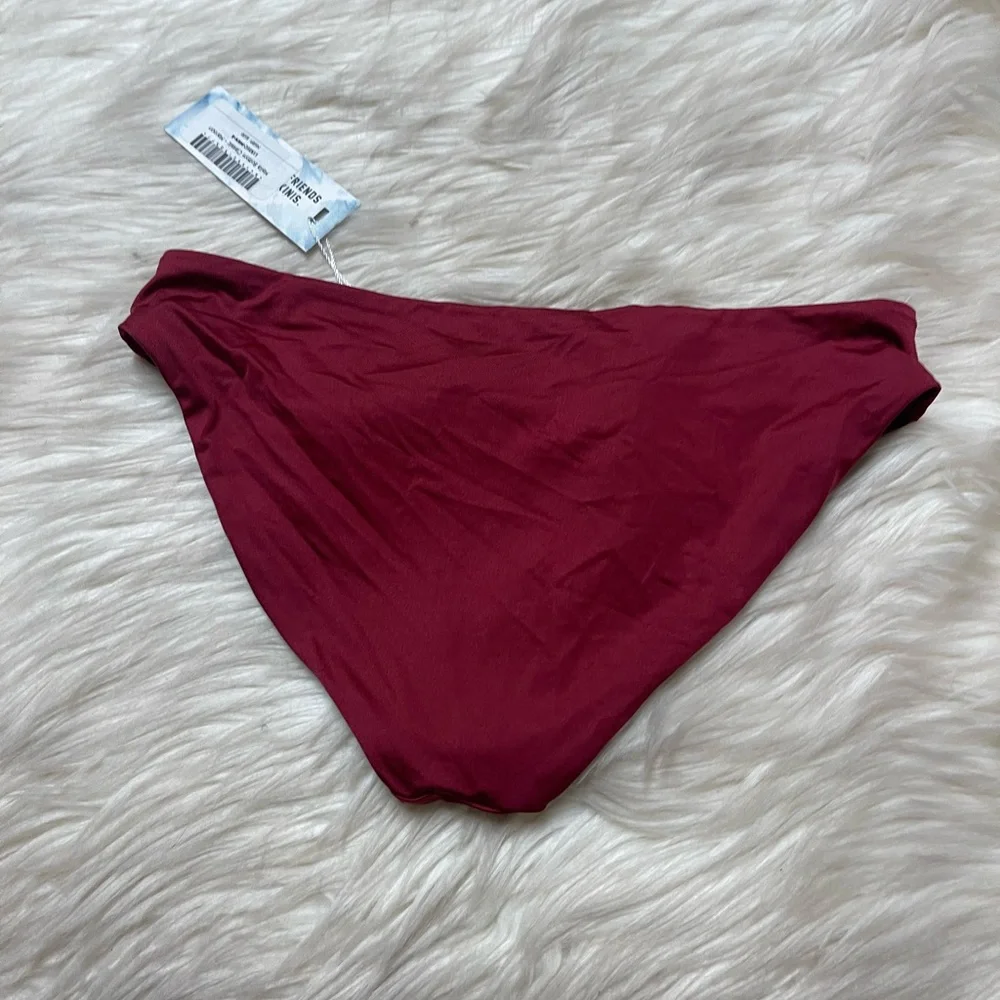 Frankie's bikinis Malia Bottom - Maroon